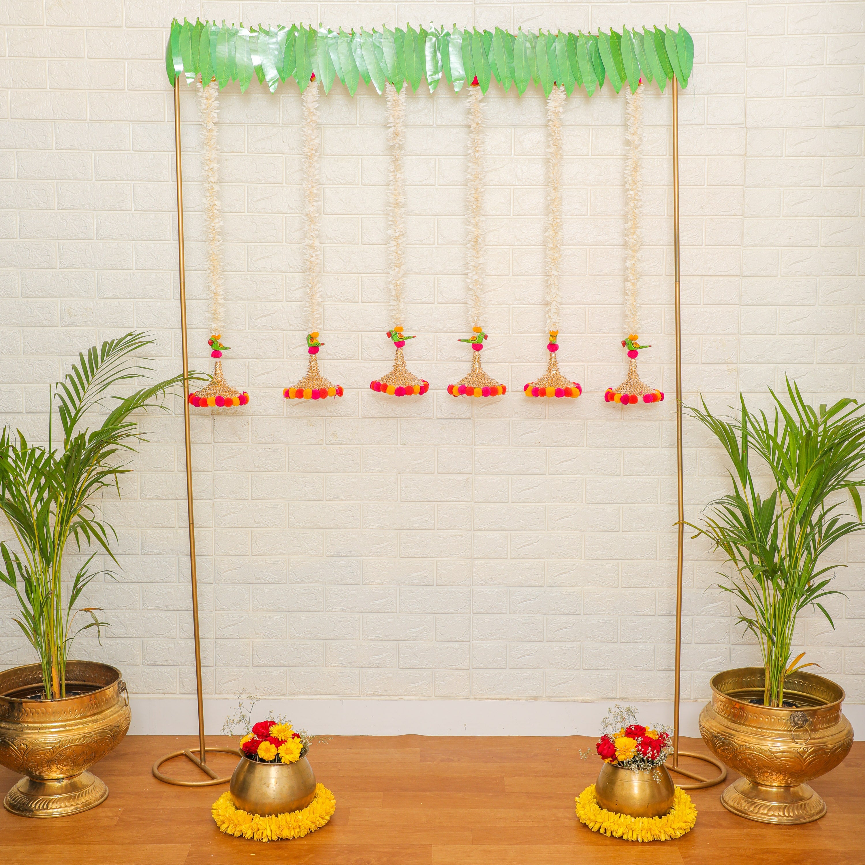 Gajra Parrot Hanging Garland