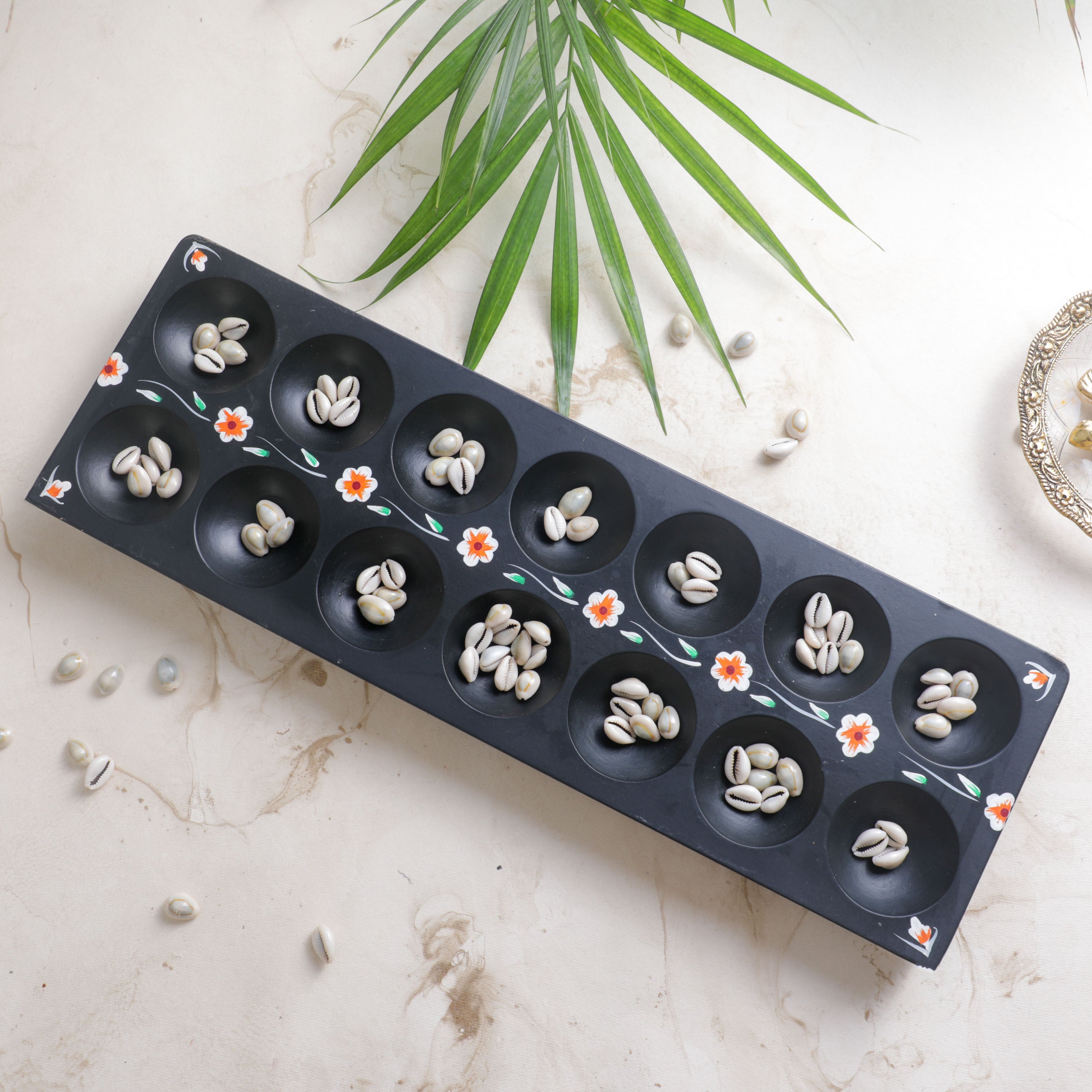 Vamana Guntalu Wooden Board Game
