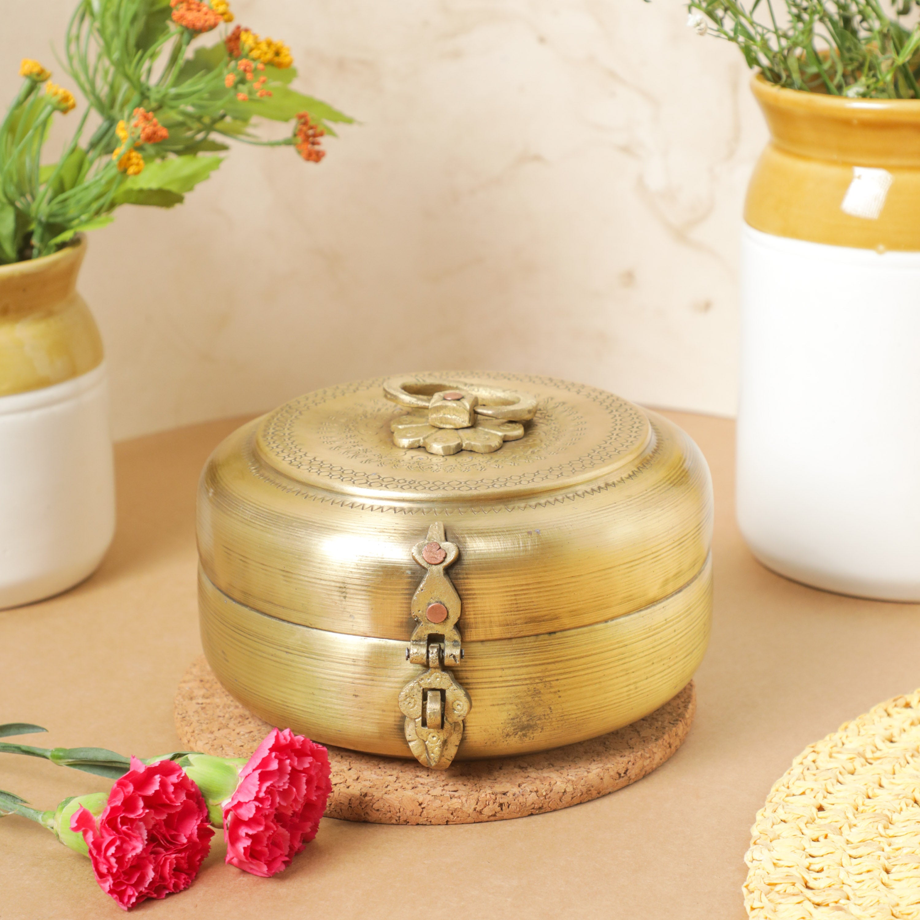 Vintage Brass Box