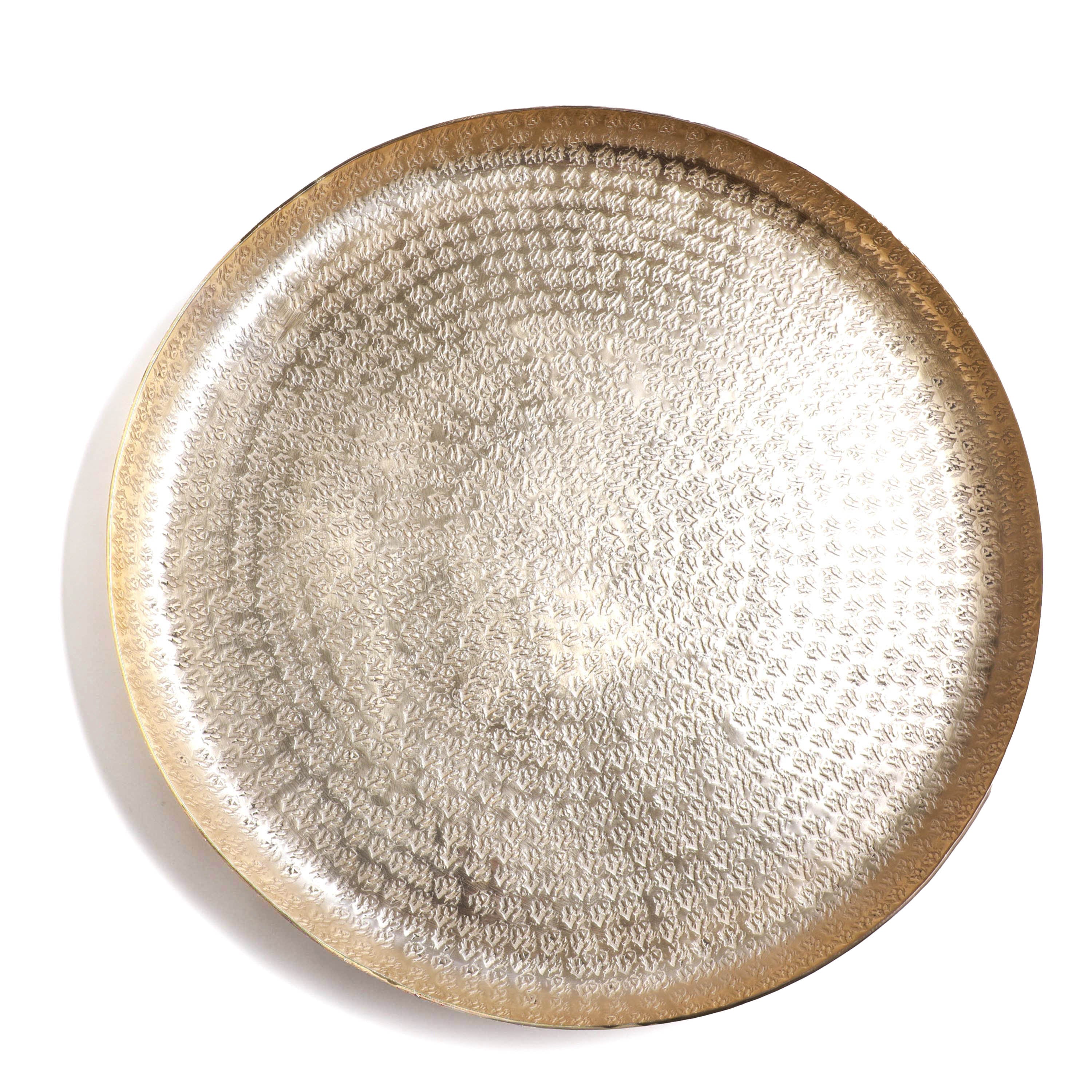 Large Metal Plate for Pooja and Decor purposes in the USA