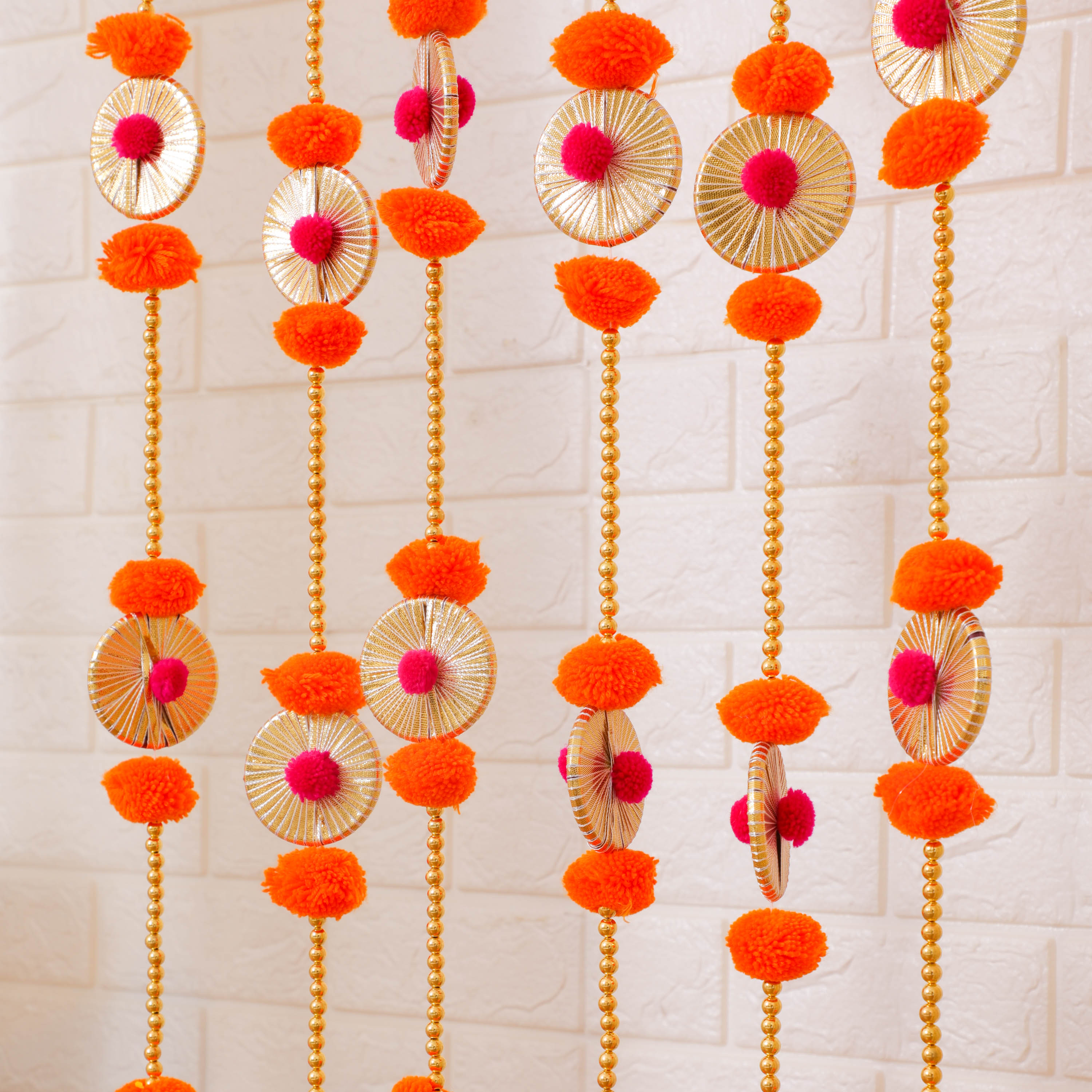 marigold pompom garlnads