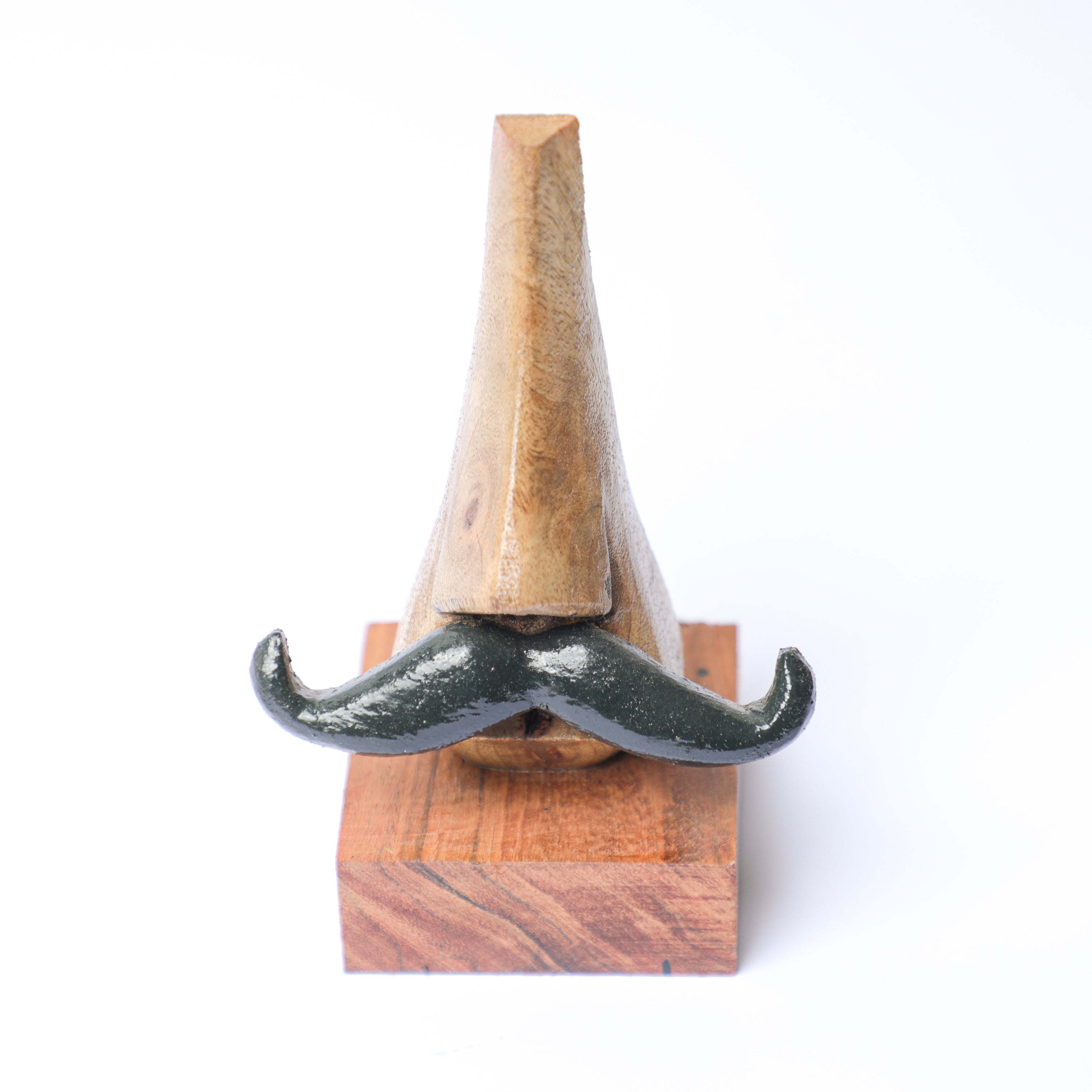 Nose Shape Spectacle Holder made with Natural shesham Wood