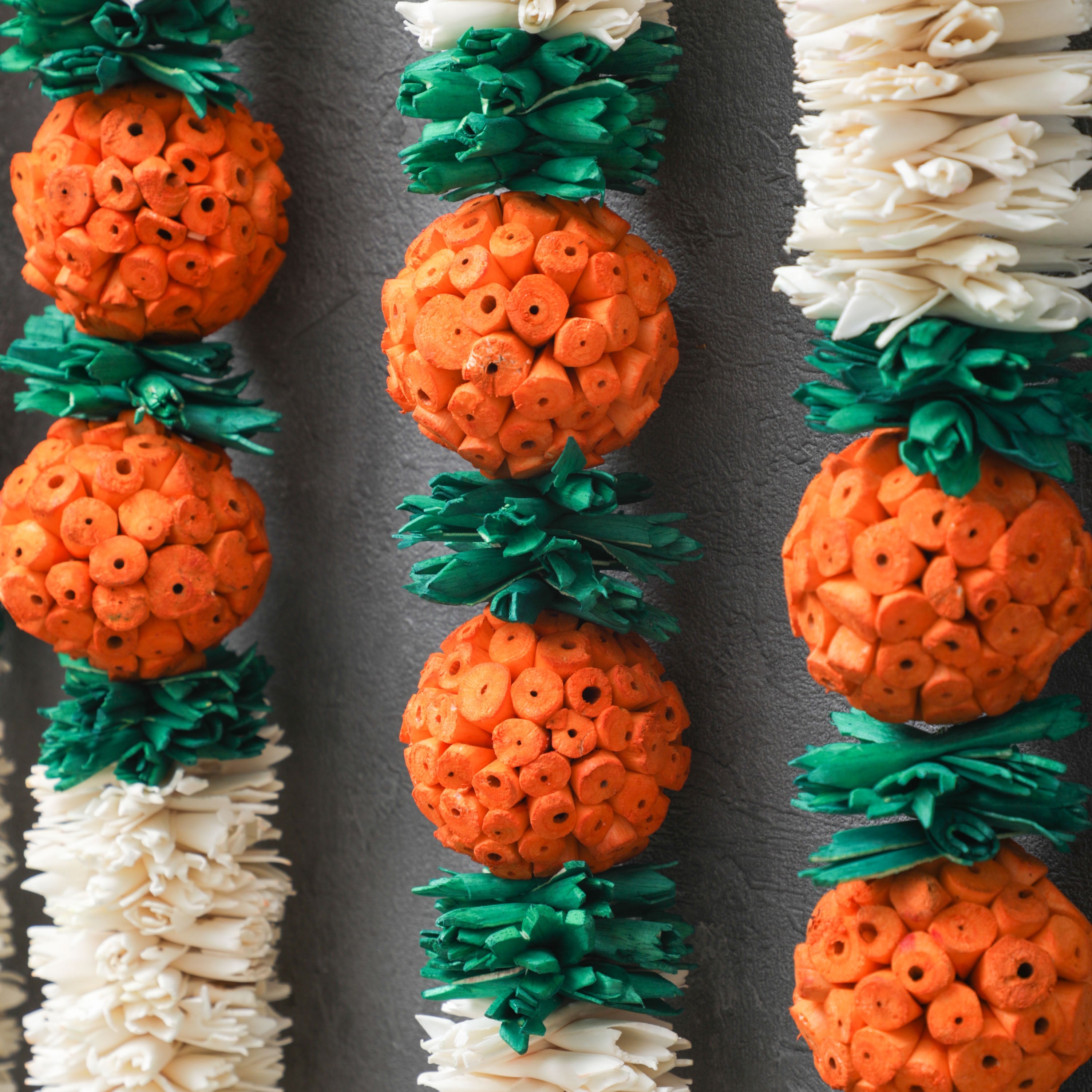 finely crafted garlands for decoration