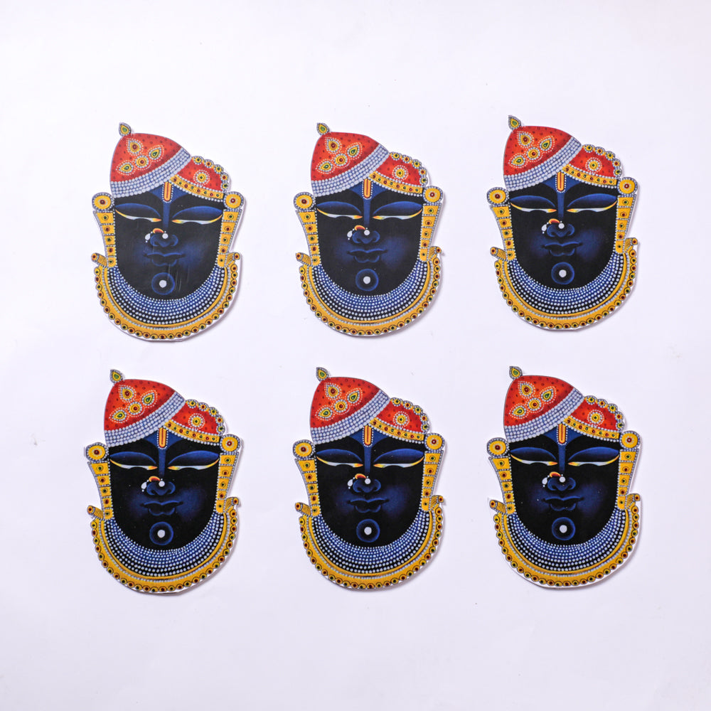 Shrinath ji face cutouts for Pooja decor