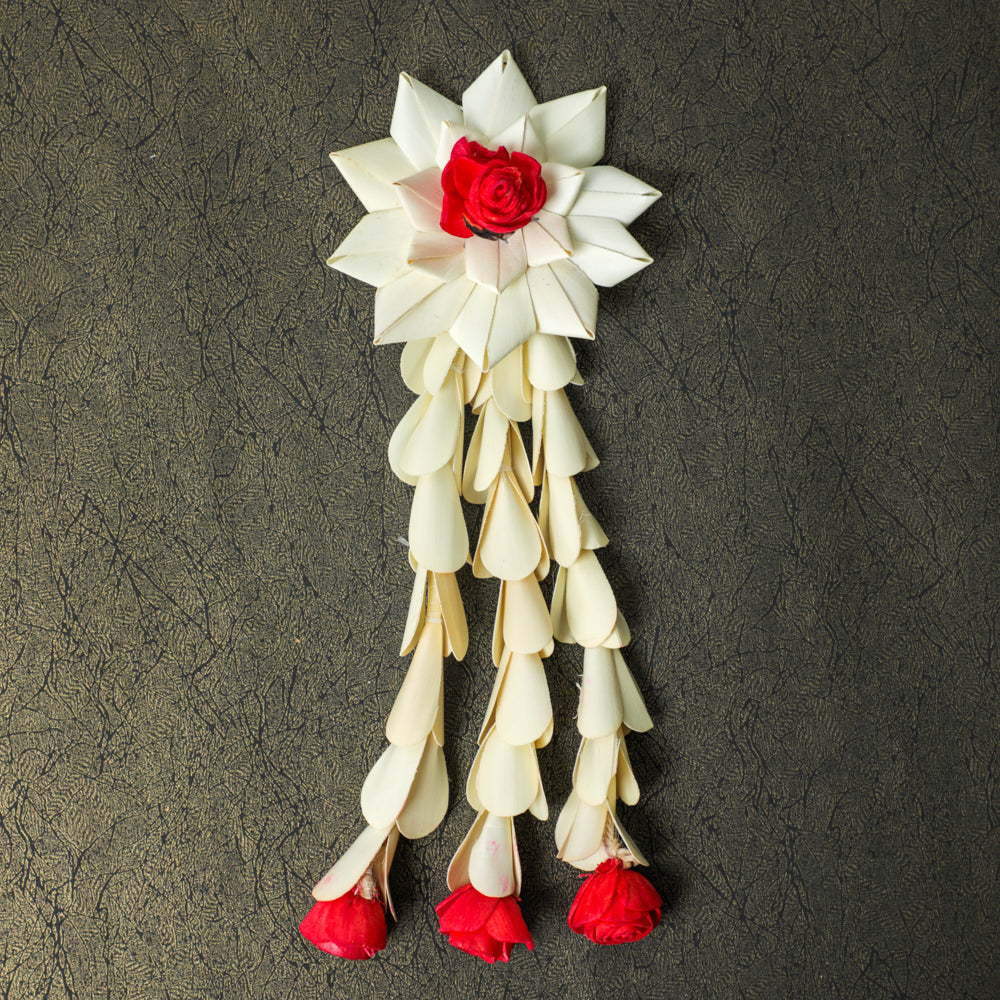 Palm made decor floral prop for weddings and Indian poojas