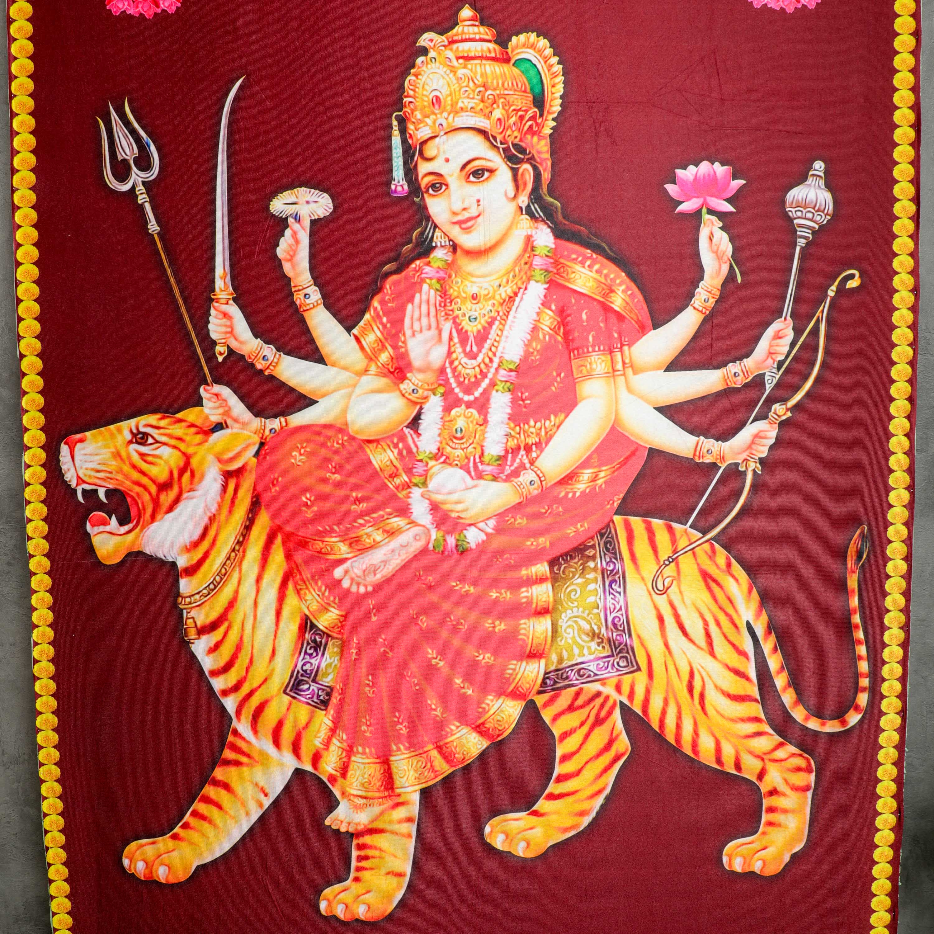 Navaratri Traditional Backdrop Cloth