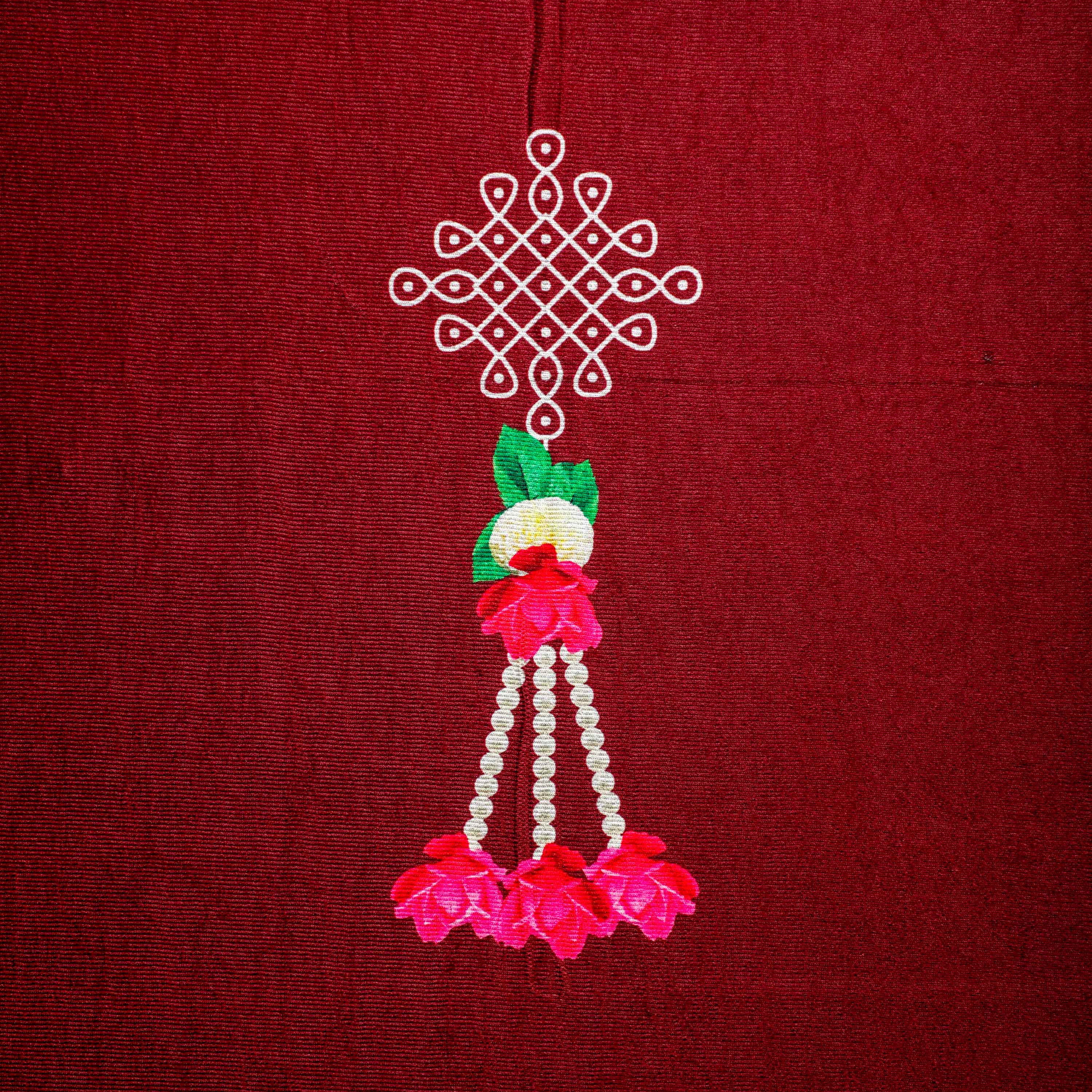 premium quality durgamata backdrop cloth
