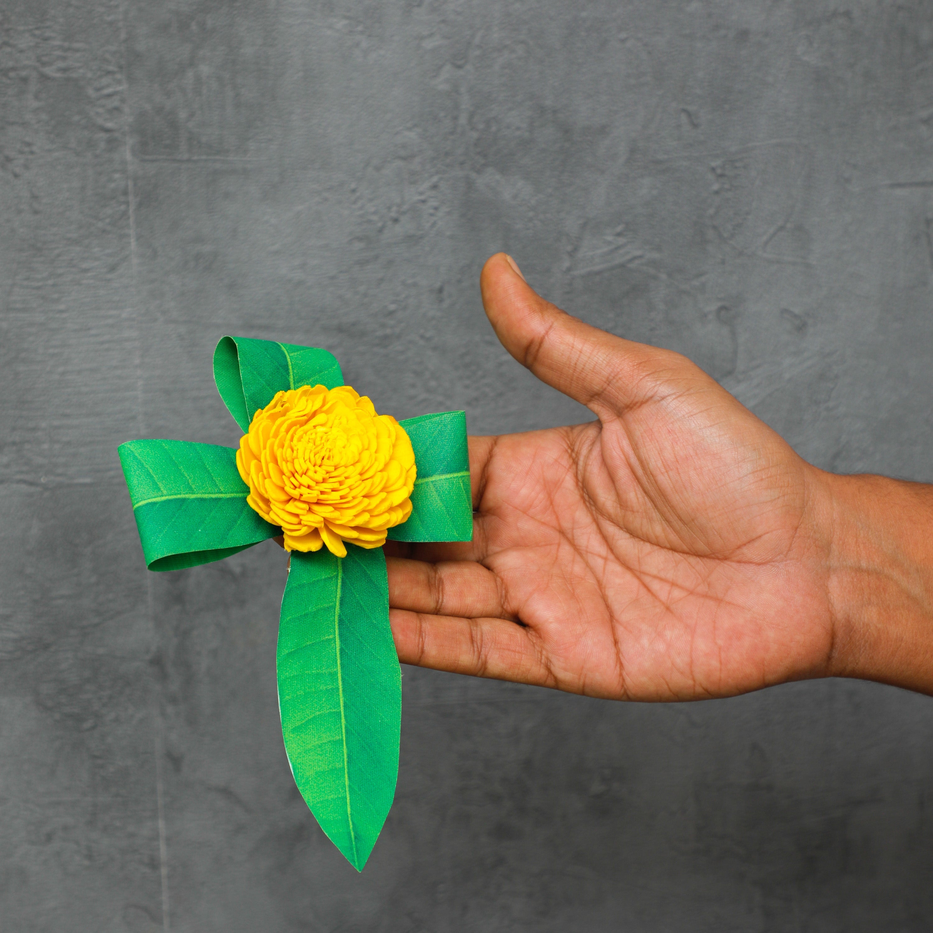 printed 3d mango leaf design