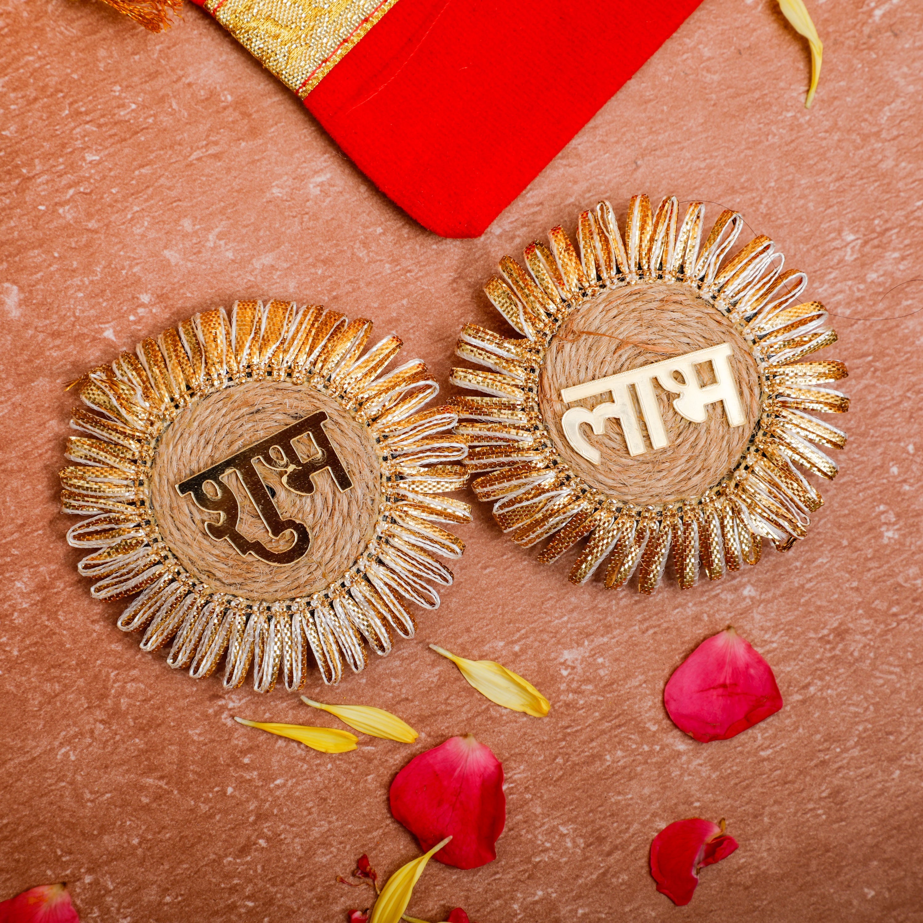 Acrylic shubh labh sticker