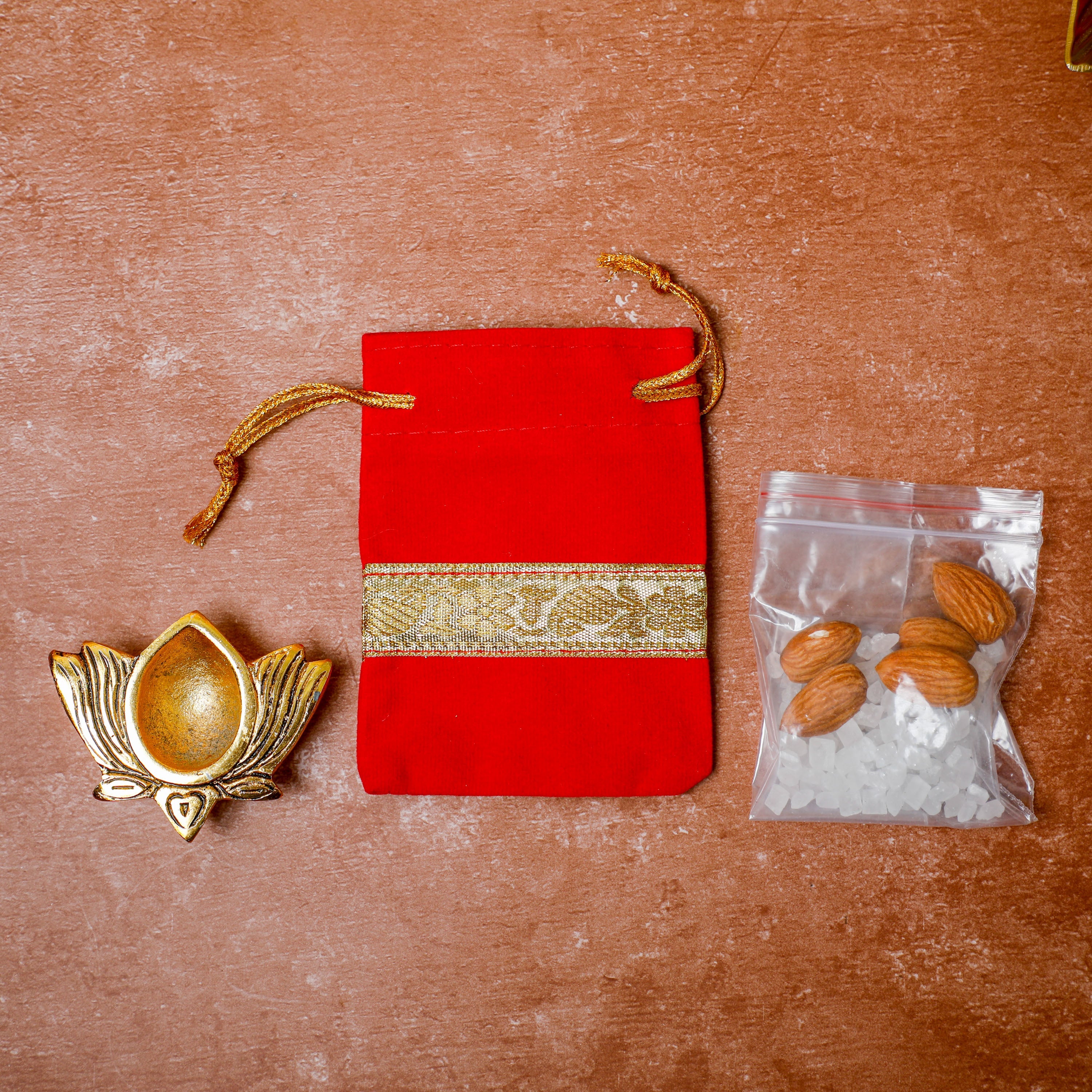 Drawstring Diwali gift set