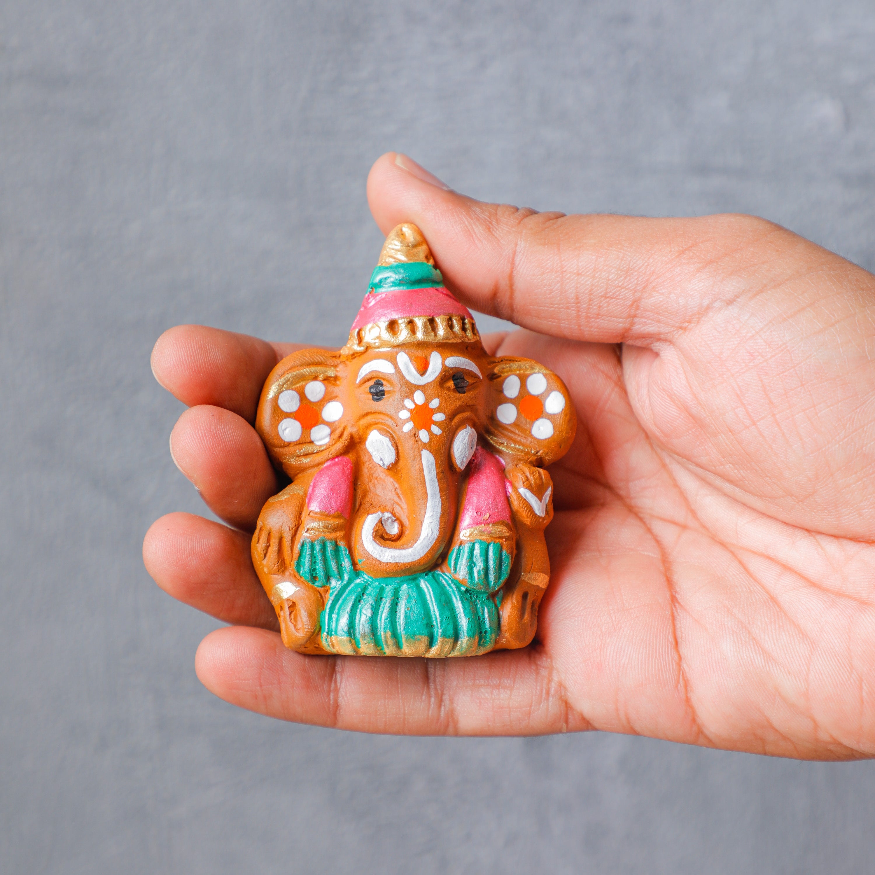 Each detail has been lovingly handpainted with multiple colors, making it a true work of art