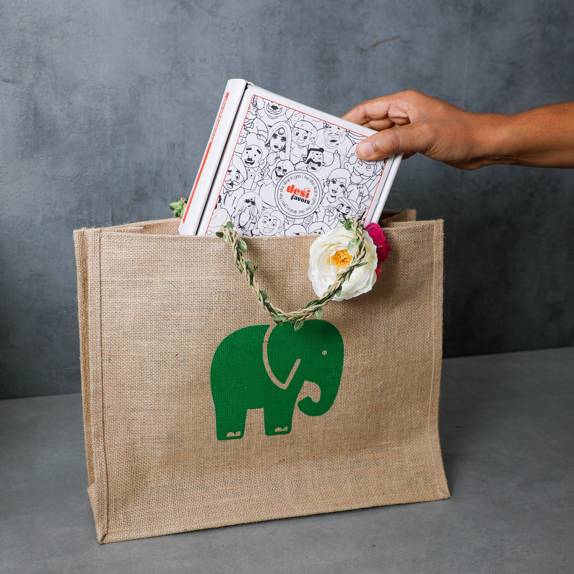 It is a spacious gift packing handbag