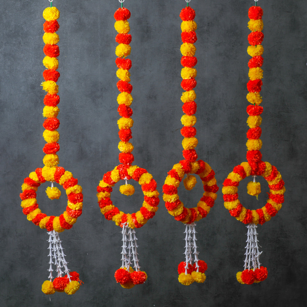Beautiful artificial ring garlands