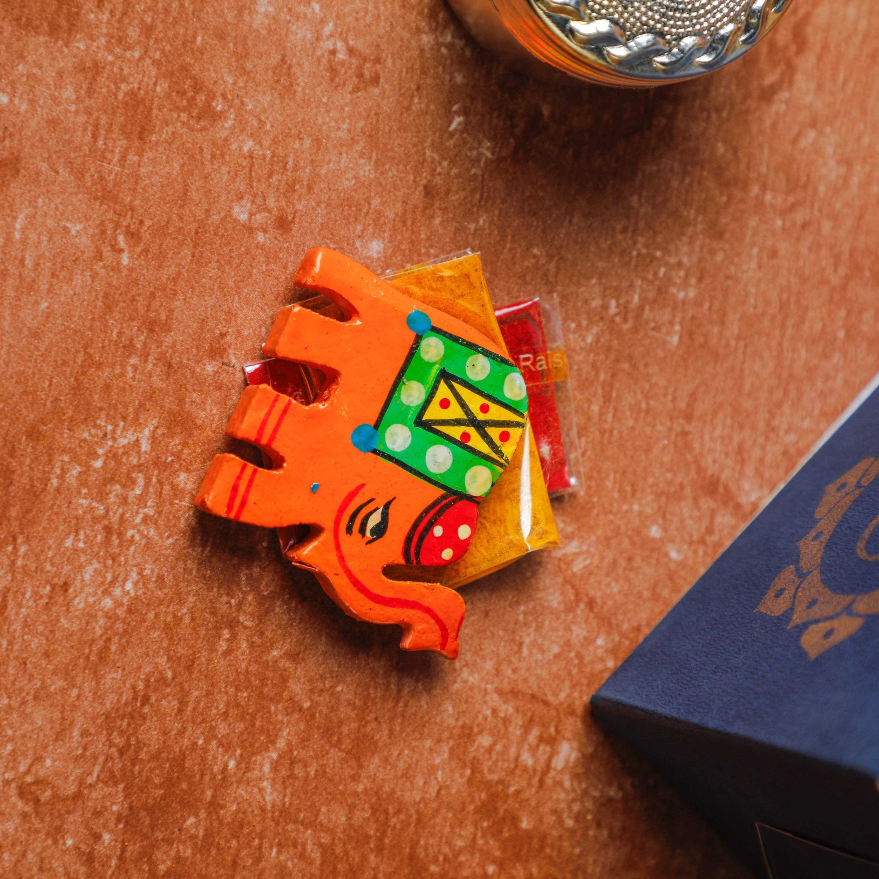 elephant design haldi kumkum packet