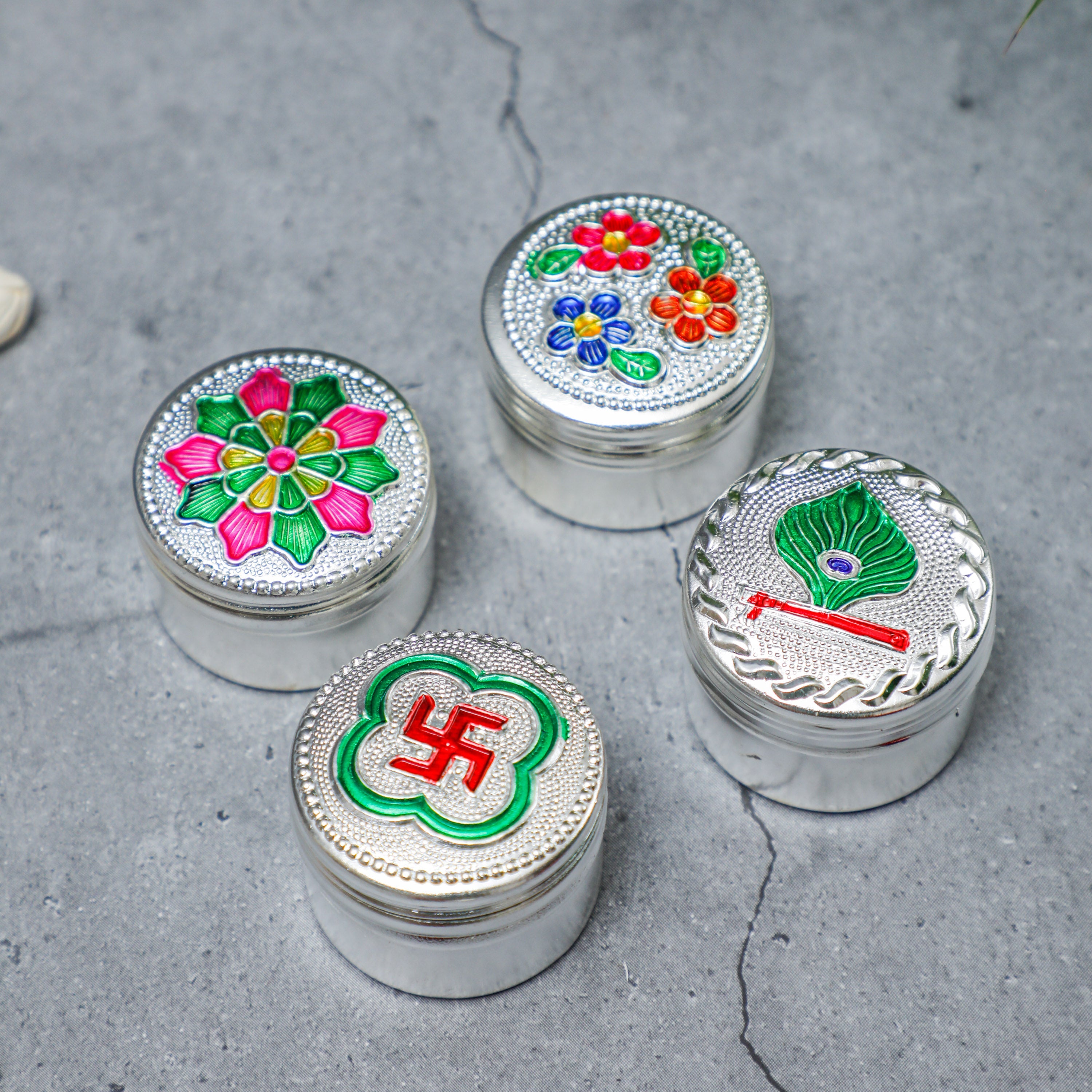 Designer Kumkum Box for Women and Girls