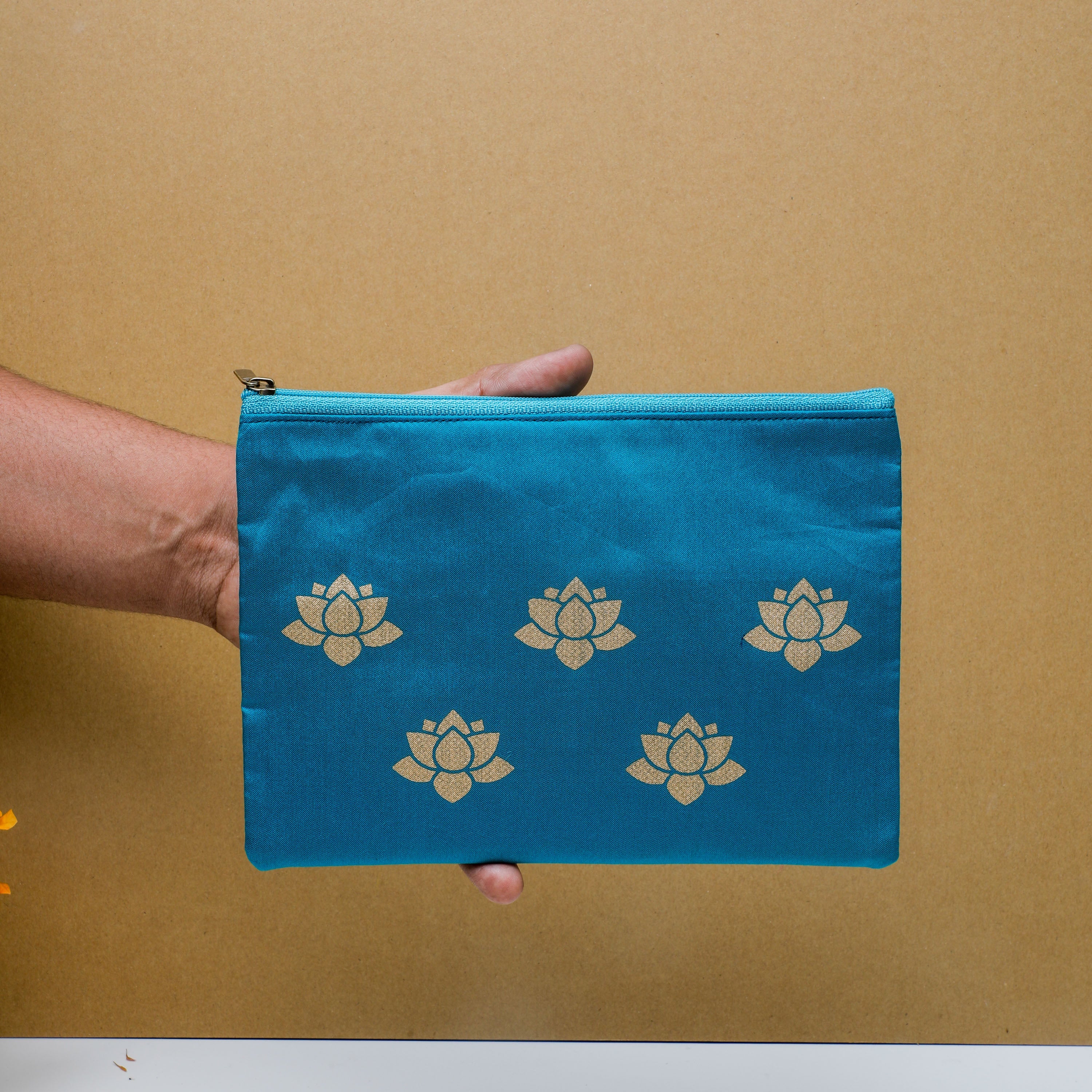 Adorned with a stunning Lotus design on the top
