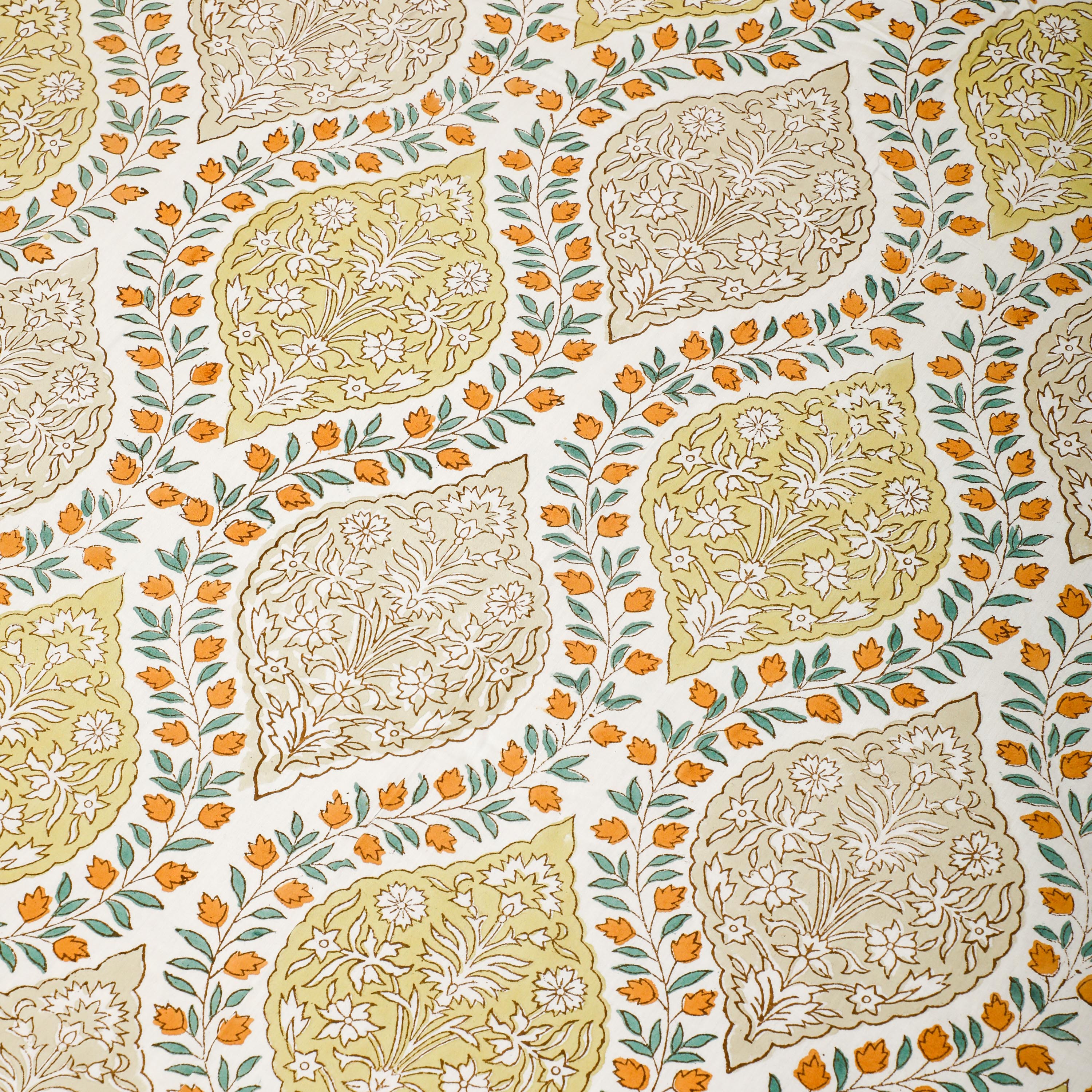 design pattern is stamped by hand