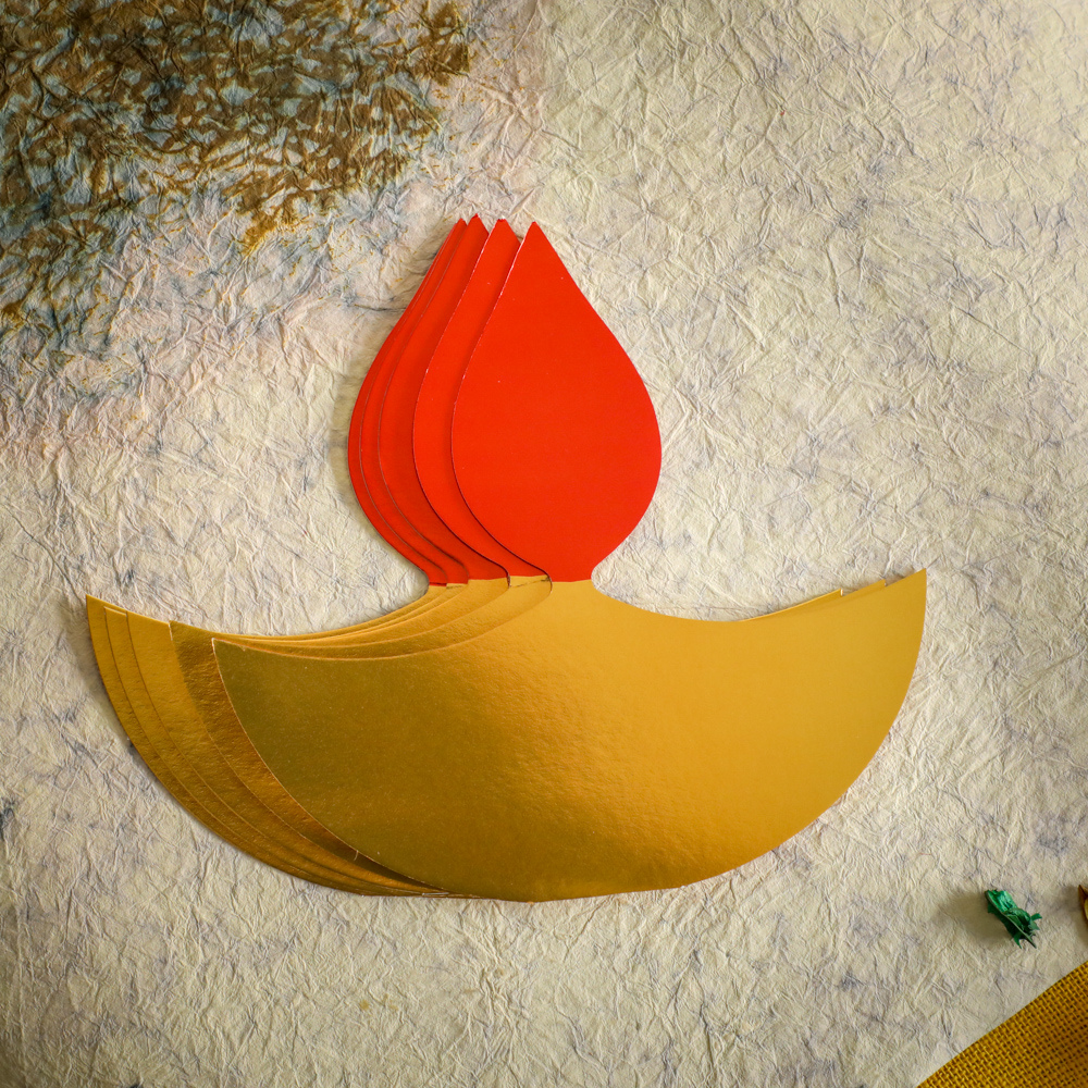 Diya Cutouts for Diwali Decoration