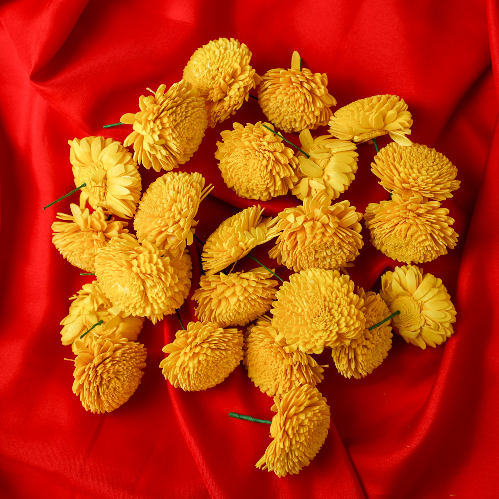 Loose Artificial Flowers for Pooja and Mandir Decoration