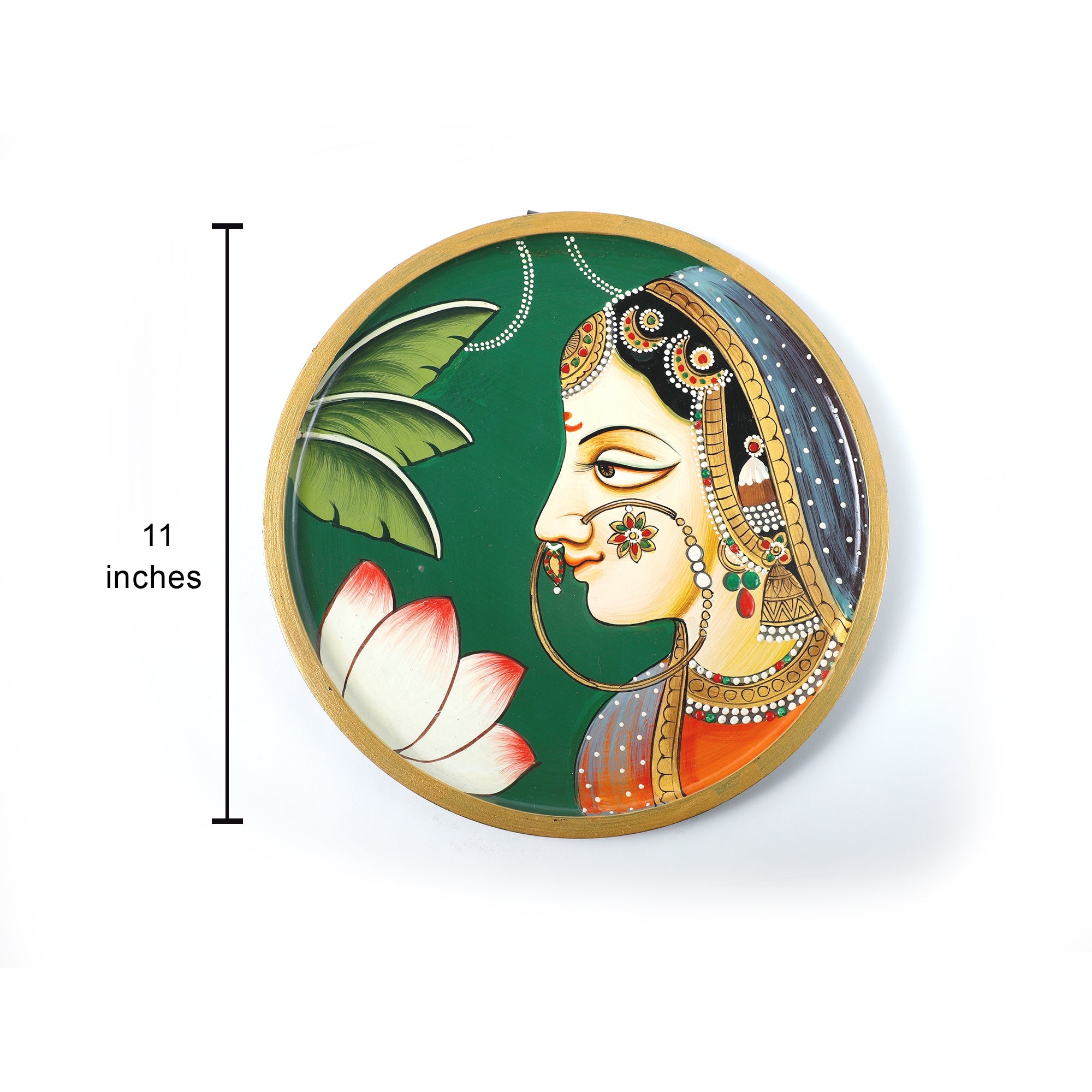 Radha Pichwai Plate