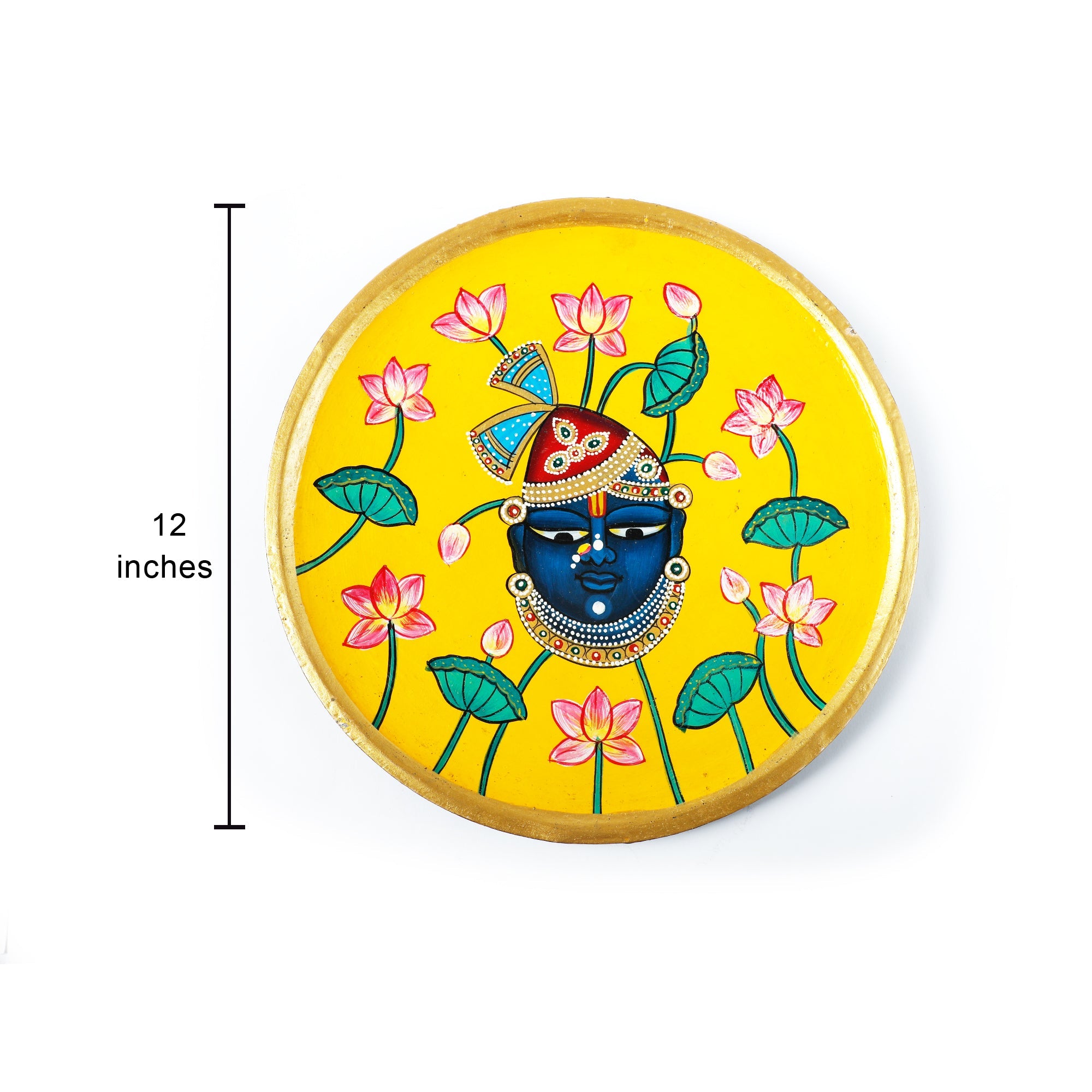 Srinathji Pichwai Decor Plate
