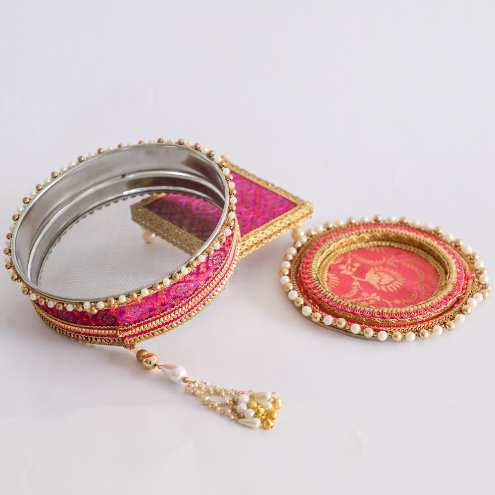 Fabric royal Pooja Set for Indian Pooja Rituals