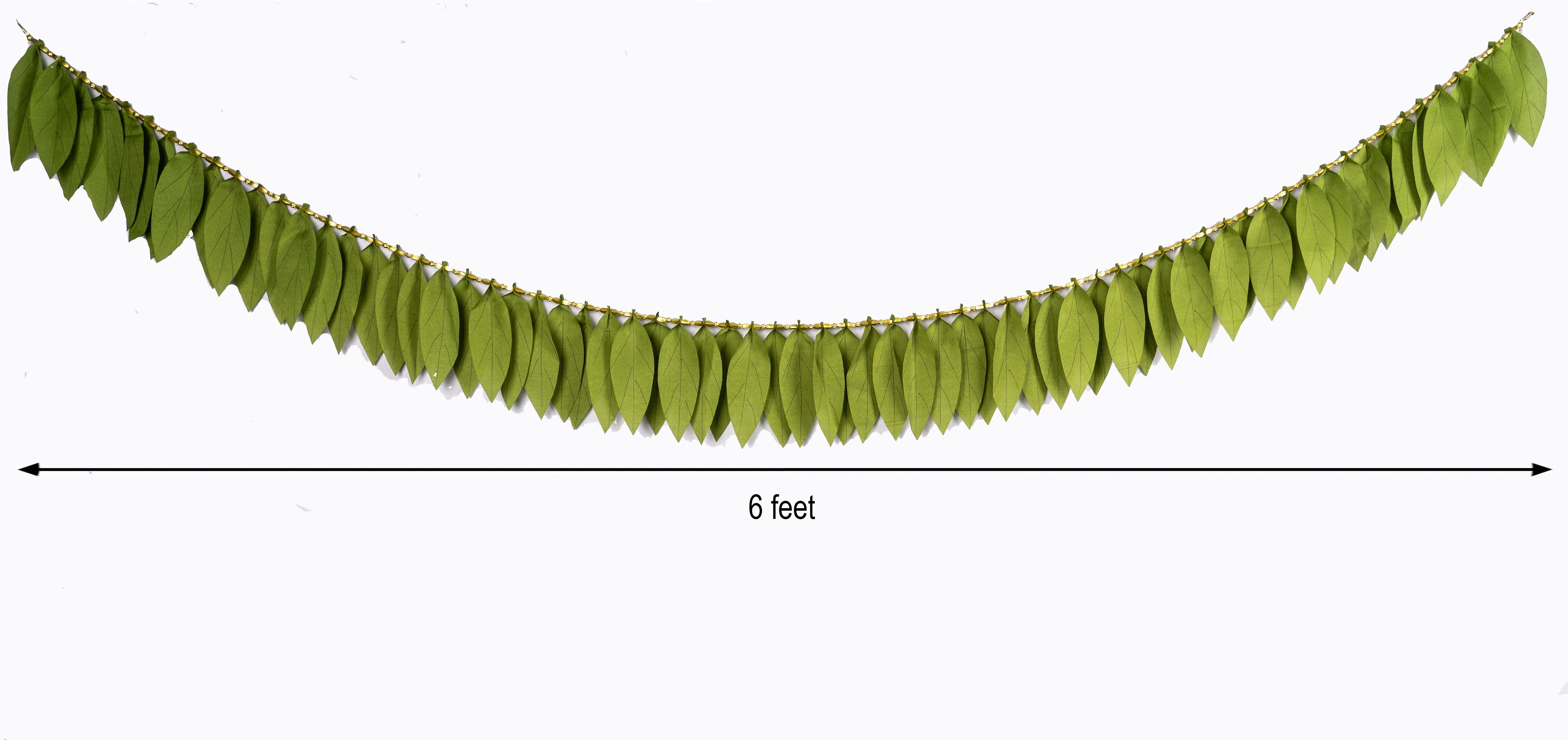 Indian Mango Leaf Toran for Traditional Decorations